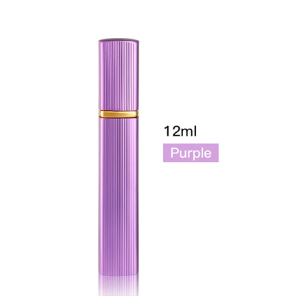 Luxe Metallic 12ml Perfume Atomiser for Stylish Daily Scent