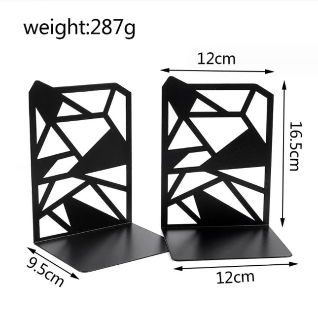 Decorative Metal Silhouette Bookends for Characterful Shelving