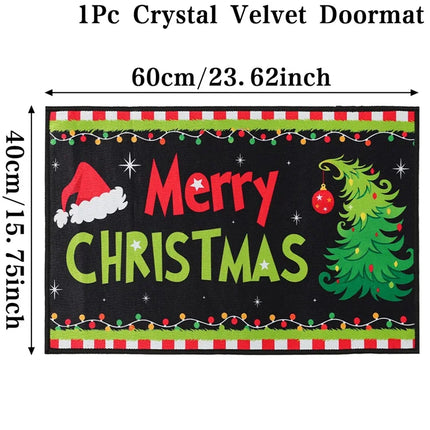 Snowy Nordic Gonk Doormat for a Proper Festive Welcome