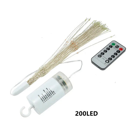 Whimsical Multi-Colour Firework LED Lights with Remote