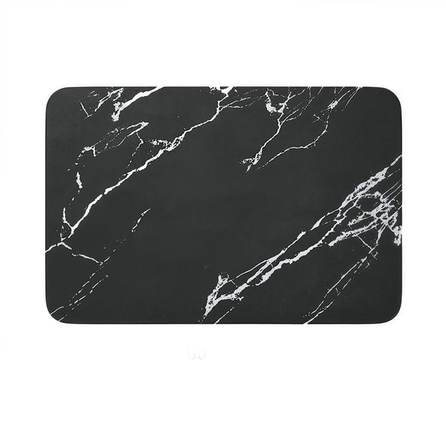 Polished Marble Diatomite Stone Bath Mat for a Dry Modern Gaff